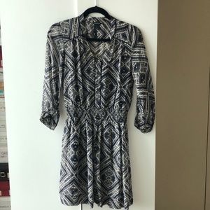 Club Monaco | Silk Print Dress